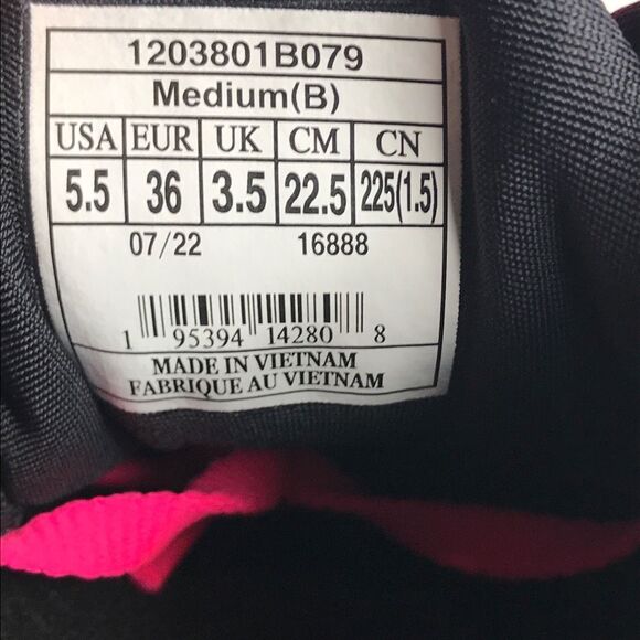 Brooks Ghost 15 Black/Purple Running Shoes 1203801B079 Women’s Size 5.5 - Picture 11 of 12